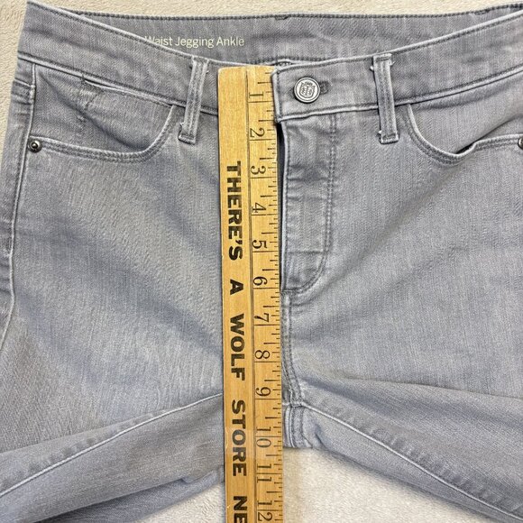 Talbots Jeans Women's 2P Gray High Waist Jegging Ankle Classic Comfort - Picture 4 of 12